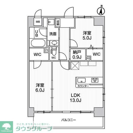 ラグゼナ浦和の物件間取画像